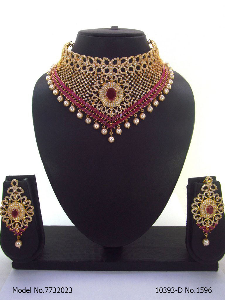 Artificial Lab Created Diamond Set - Amaara World USA - SKU 7732023