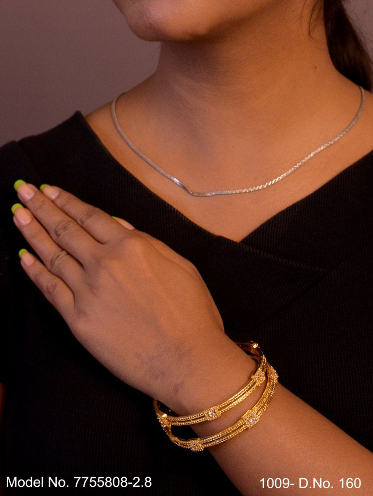Fine Shine Bangles - View 2 - Amaara World