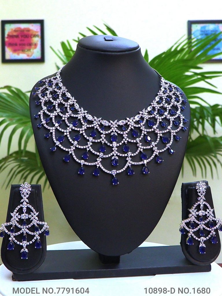 Original Zircon Necklace Set - Style 1 - Amaara World