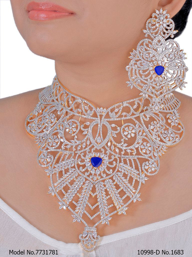 Imitation Diamond Cz Jewelry Set - 7731778 - Color variant