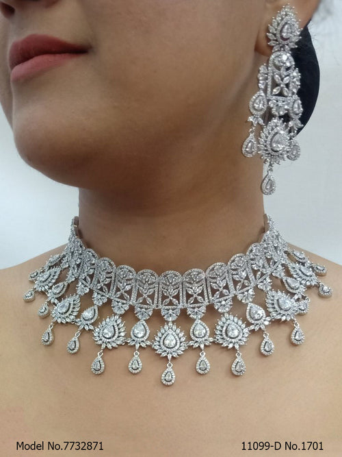Choker Jewelry Set for Wedding Occasions - 7732871 - View 1