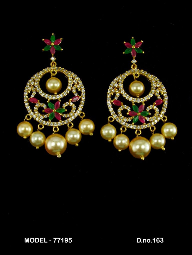 Crystal CZ Studs | Gift for your Wife - Amaara World USA - SKU 77195