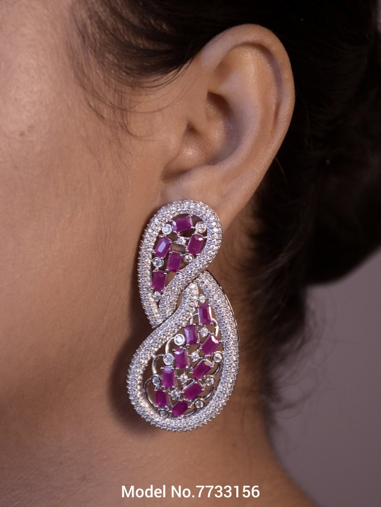 Original Zircon Wedding Jewellery - View 3 - Amaara World