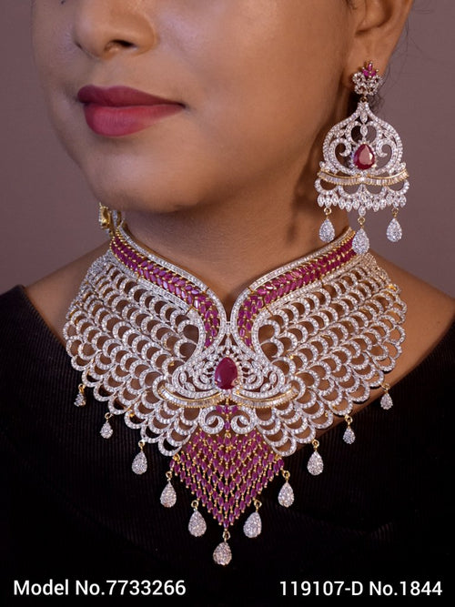 Choker Necklace Set for Weddings - 7733266 - View 1