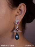 Diamond Replica Long Earrings - Style 1 - Amaara World