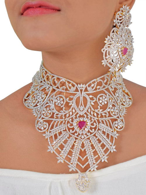 Choker Jewelry Set for Wedding Occasions - 7730939 - View 2