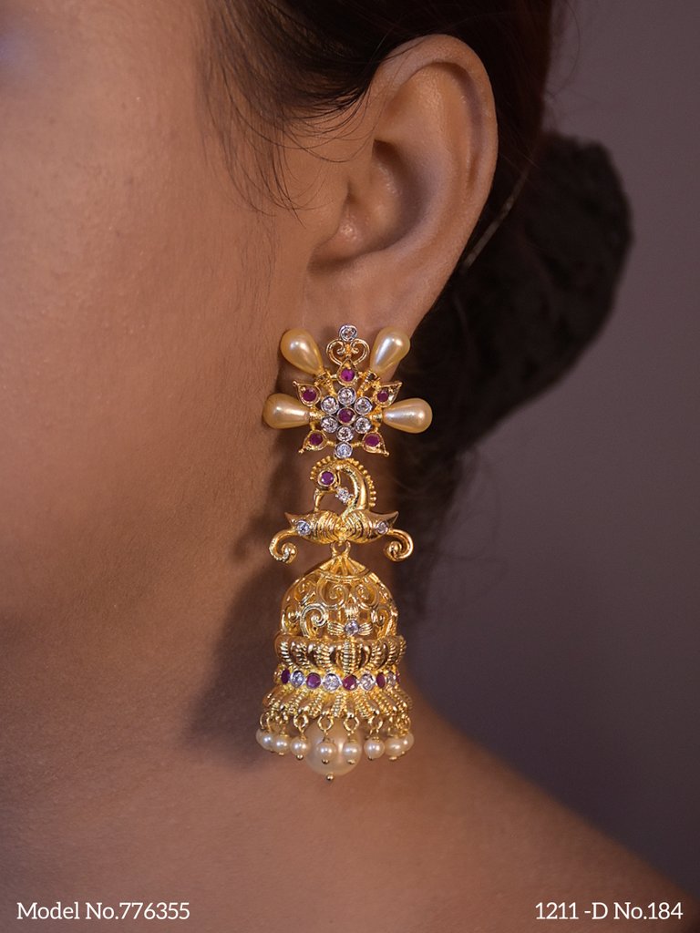 Partywear statement Earrings - Style 1 - Amaara World