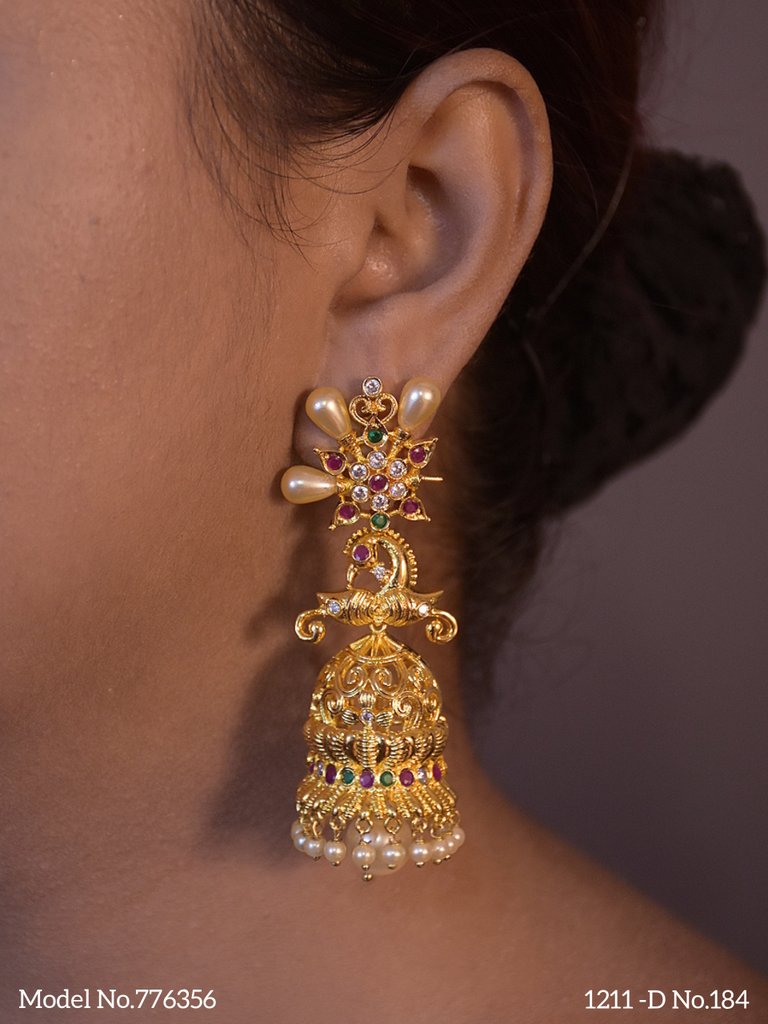 Partywear statement Earrings - Style 2 - Amaara World