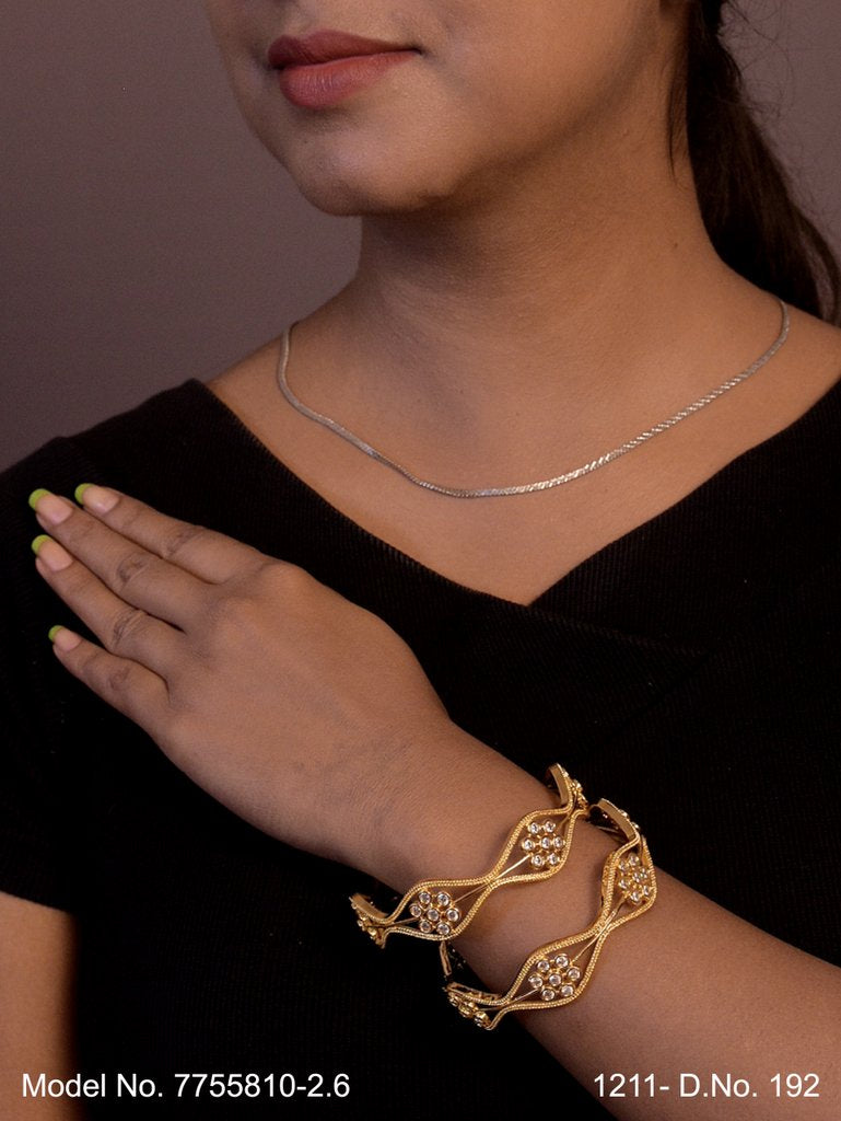 Luxury Line Bangles - View 2 - Amaara World