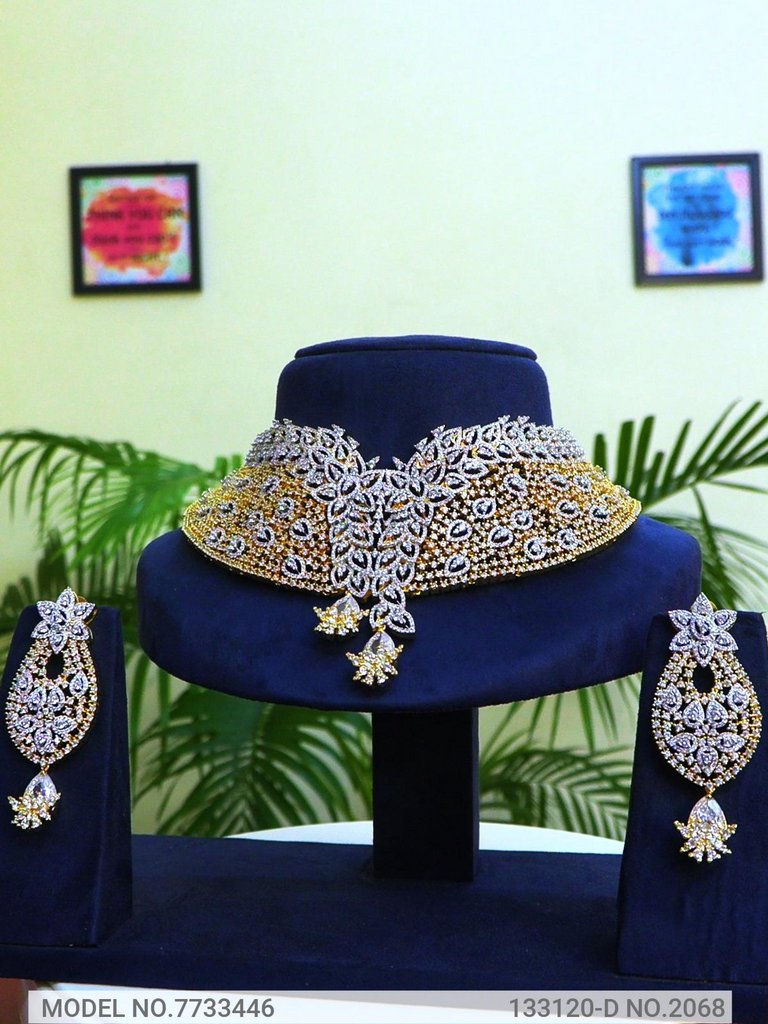 American Diamond Necklace Set