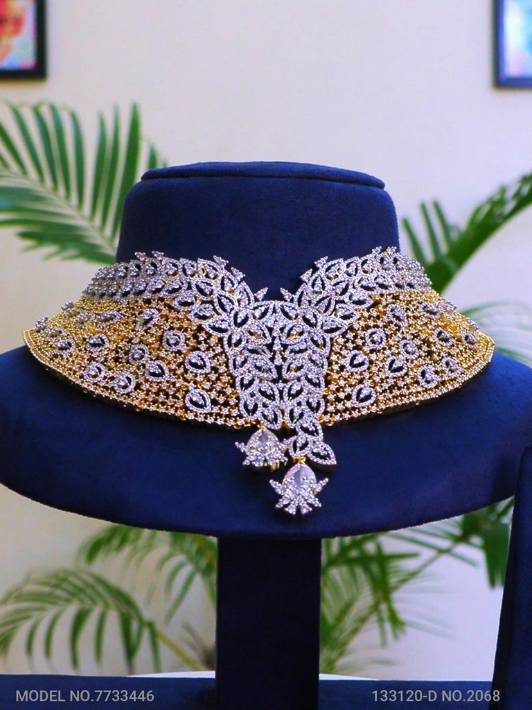 American Diamond Necklace Set