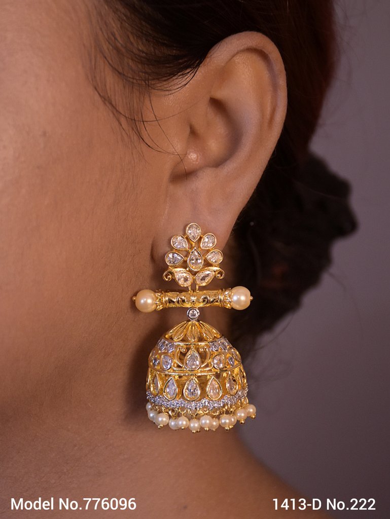 American Diamond Earrings - Amaara World USA - SKU 776096