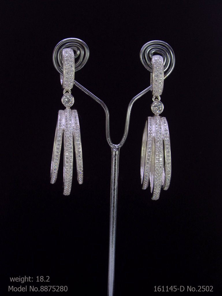 925 Sterling Silver Earrings - Amaara World USA - SKU 8875280