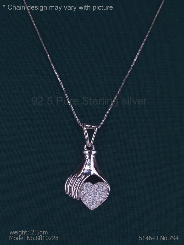 925 Sterling Silver Pendant - Style 1 - Amaara World