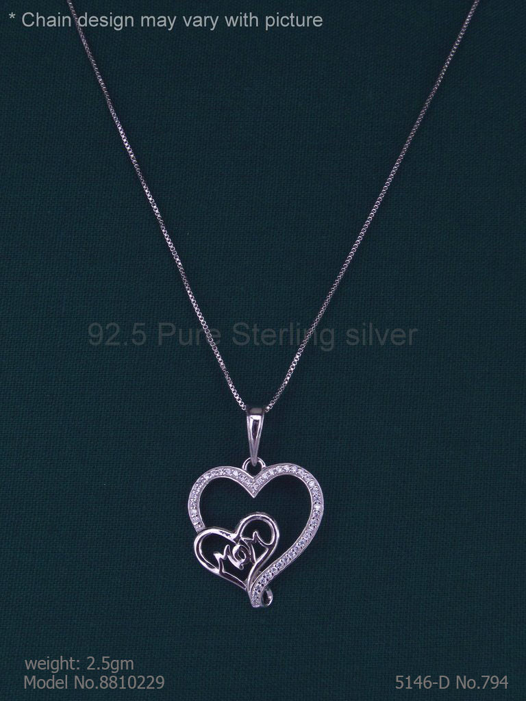 925 Sterling Silver Pendant - Style 2 - Amaara World