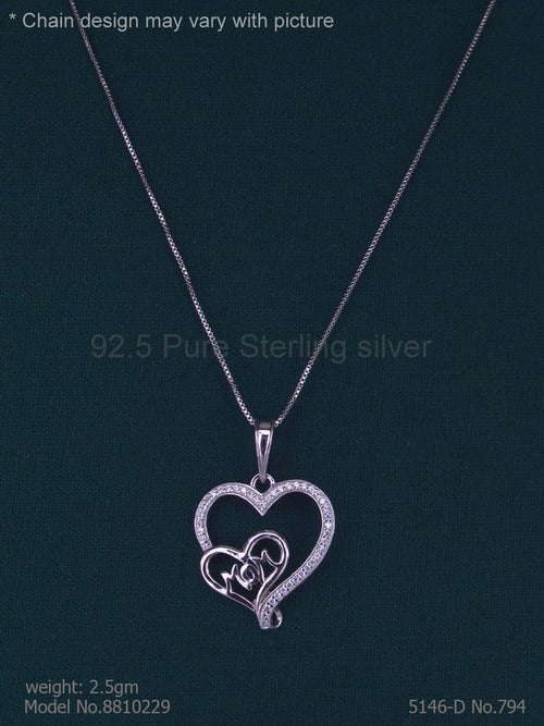 925 Sterling Silver Pendant - Style 2 - Amaara World