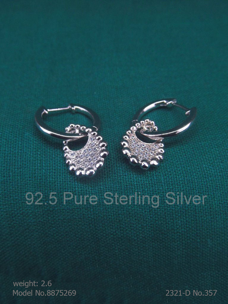 925 Sterling Silver Earrings - Amaara World USA - SKU 8875269