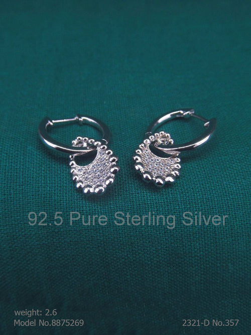 925 Sterling Silver Earrings - Amaara World USA - SKU 8875269