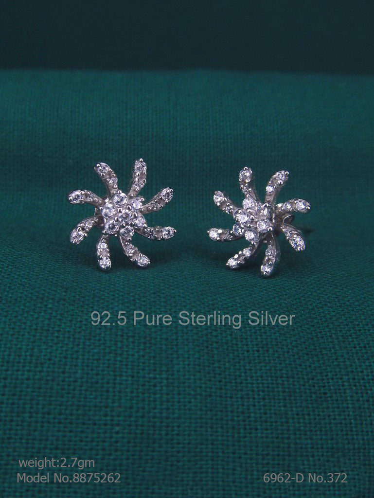 925 Sterling Silver Earrings - Amaara World USA - SKU 8875262