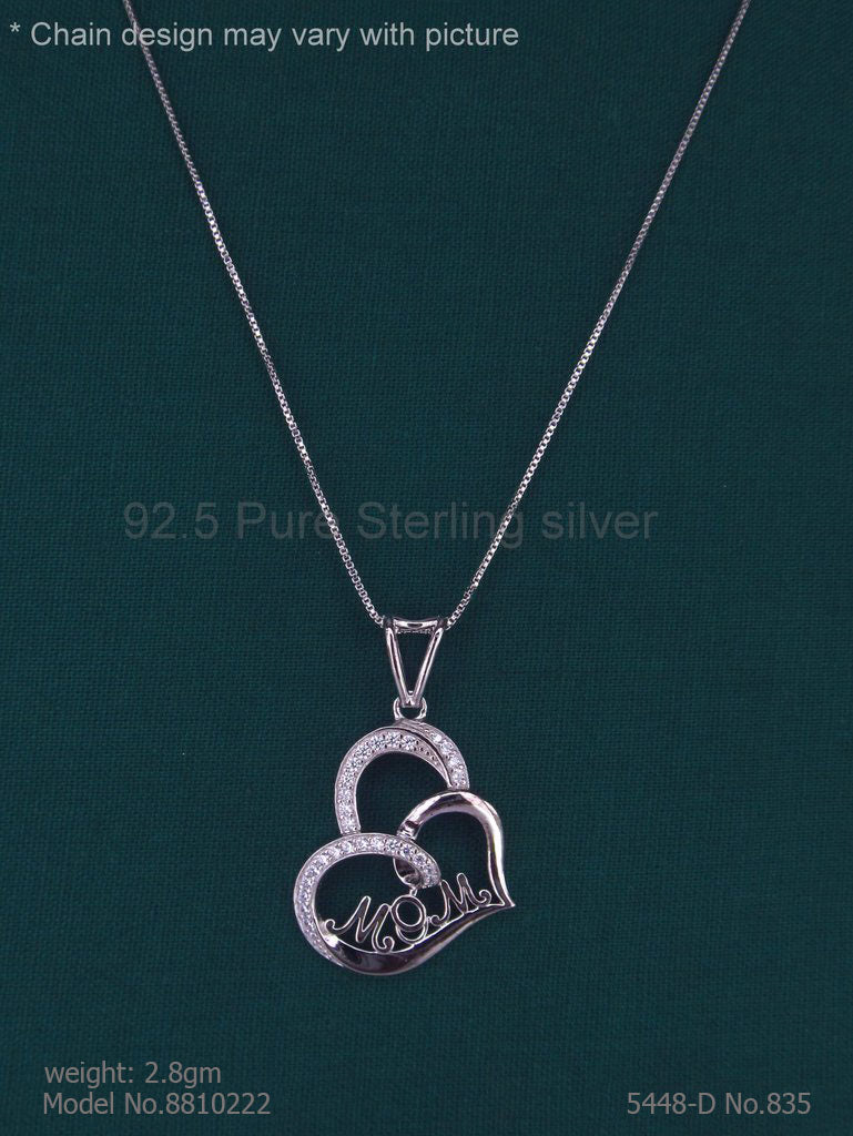 925 Sterling Silver Pendant - Style 1 - Amaara World