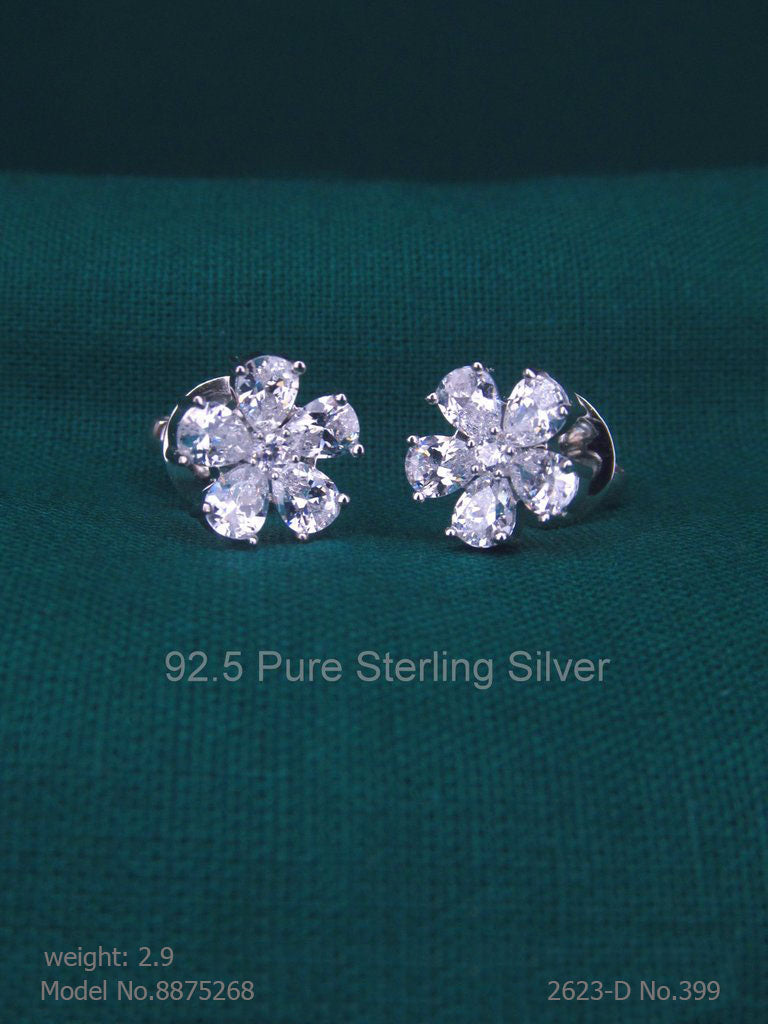 925 Sterling Silver Earrings - Amaara World USA - SKU 8875268