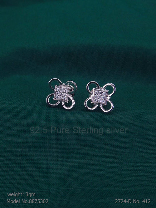 925 Sterling Silver Earrings - Amaara World USA - SKU 8875302