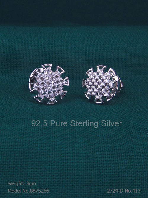 925 Sterling Silver Earrings - Style 1 - Amaara World