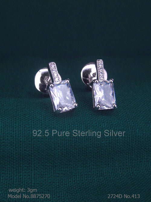925 Sterling Silver Earrings - Style 2 - Amaara World