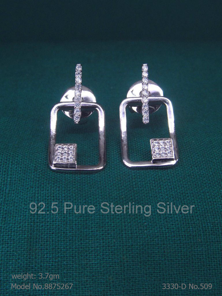 925 Sterling Silver Earrings - Amaara World USA - SKU 8875267