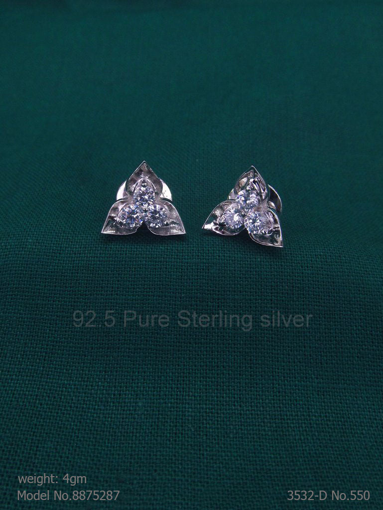 925 Sterling Silver Earrings - Amaara World USA - SKU 8875287