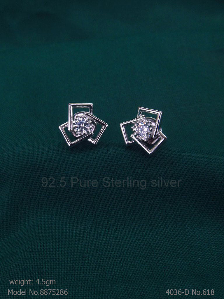 925 Sterling Silver Earrings - Amaara World USA - SKU 8875286