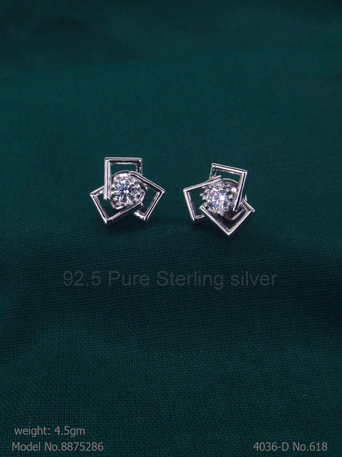 925 Sterling Silver Earrings - Amaara World USA - SKU 8875286