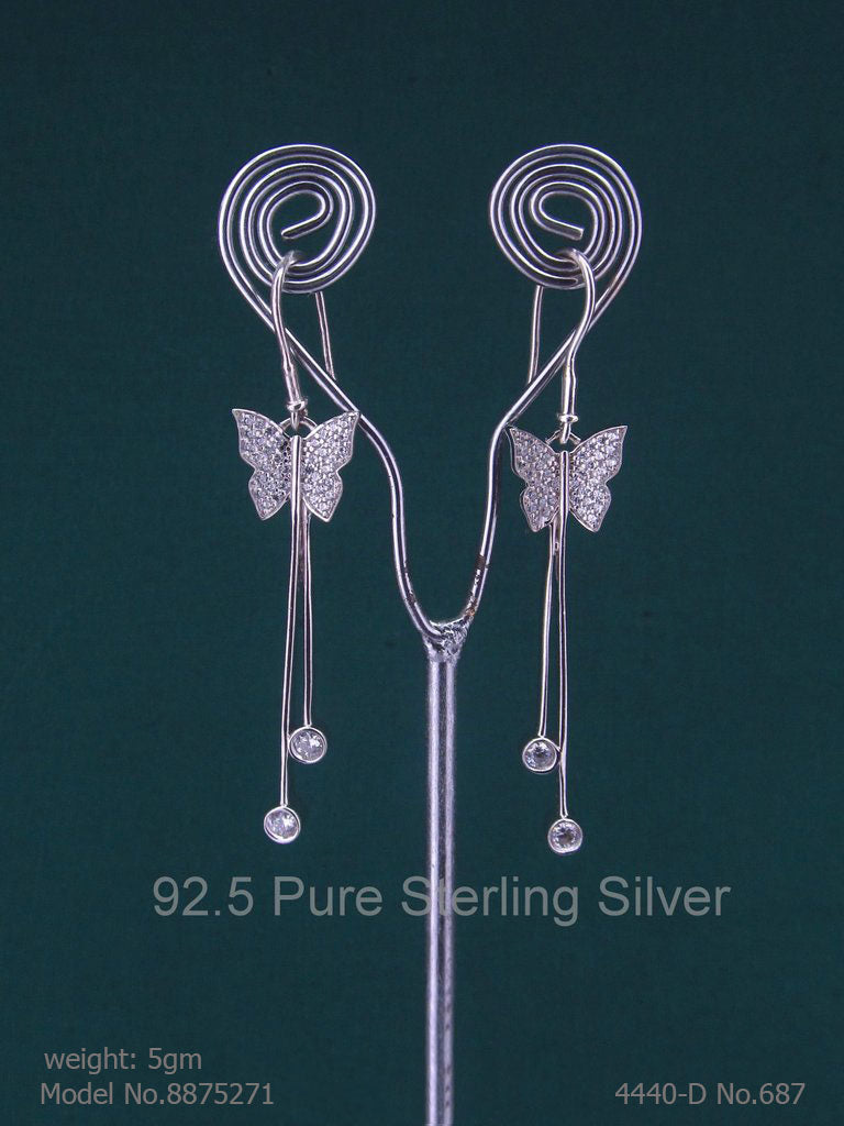 925 Sterling Silver Earrings - Style 1 - Amaara World