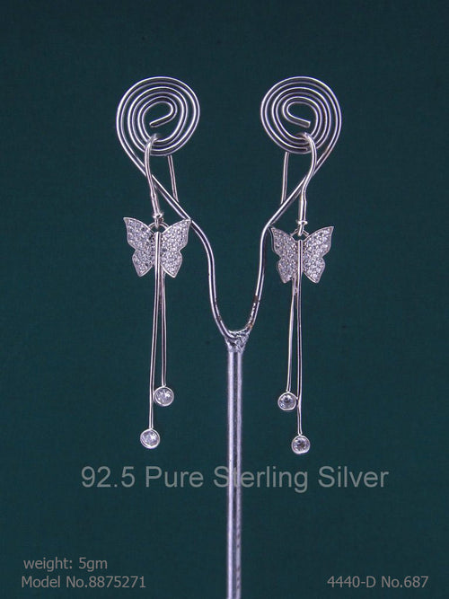 925 Sterling Silver Earrings - Style 1 - Amaara World
