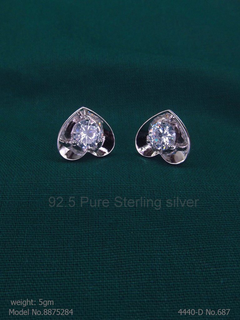 925 Sterling Silver Earrings - Style 1 - Amaara World