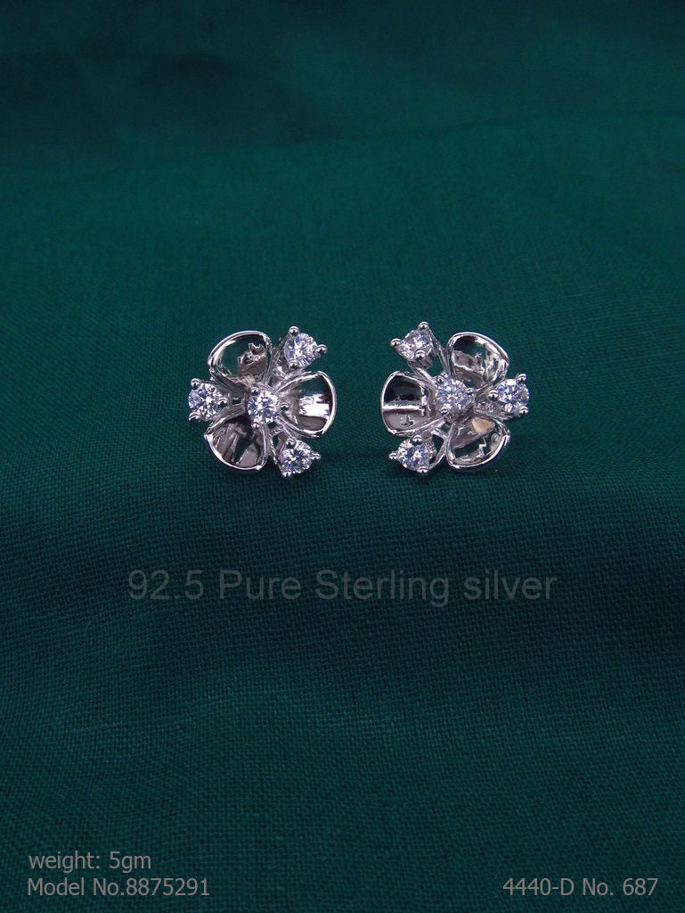 925 Sterling Silver Earrings - Style 2 - Amaara World