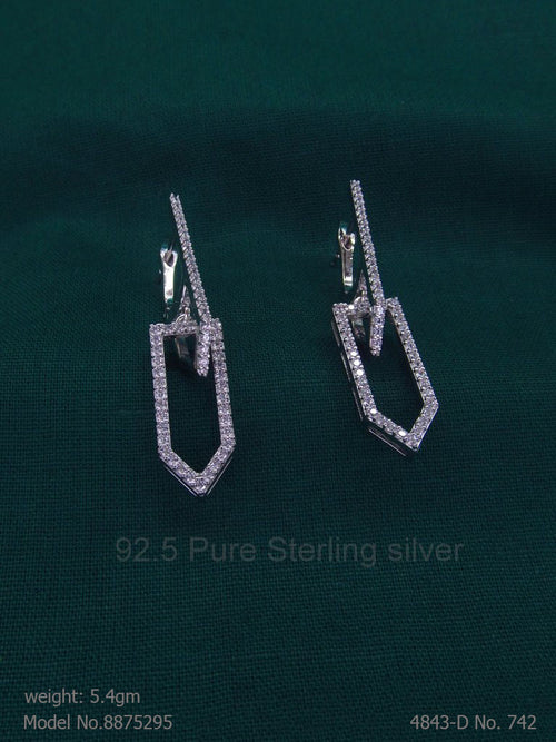 925 Sterling Silver Earrings - Amaara World USA - SKU 8875295