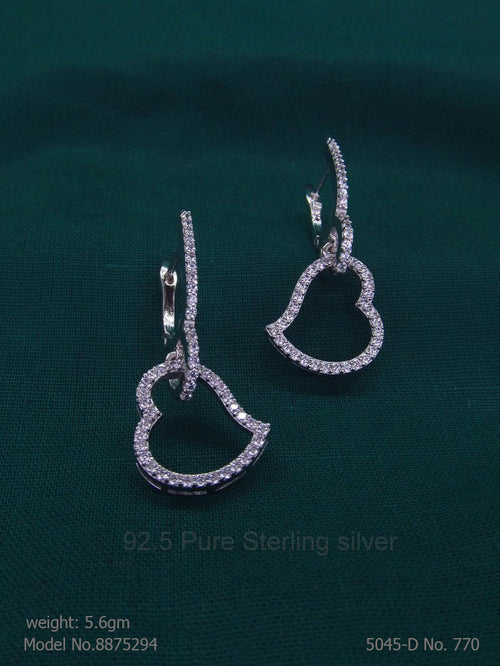 925 Sterling Silver Earrings - Amaara World USA - SKU 8875294