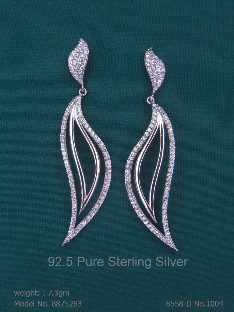 925 Sterling Silver Earrings - Amaara World USA - SKU 8875263