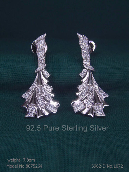 925 Sterling Silver Earrings - Amaara World USA - SKU 8875264