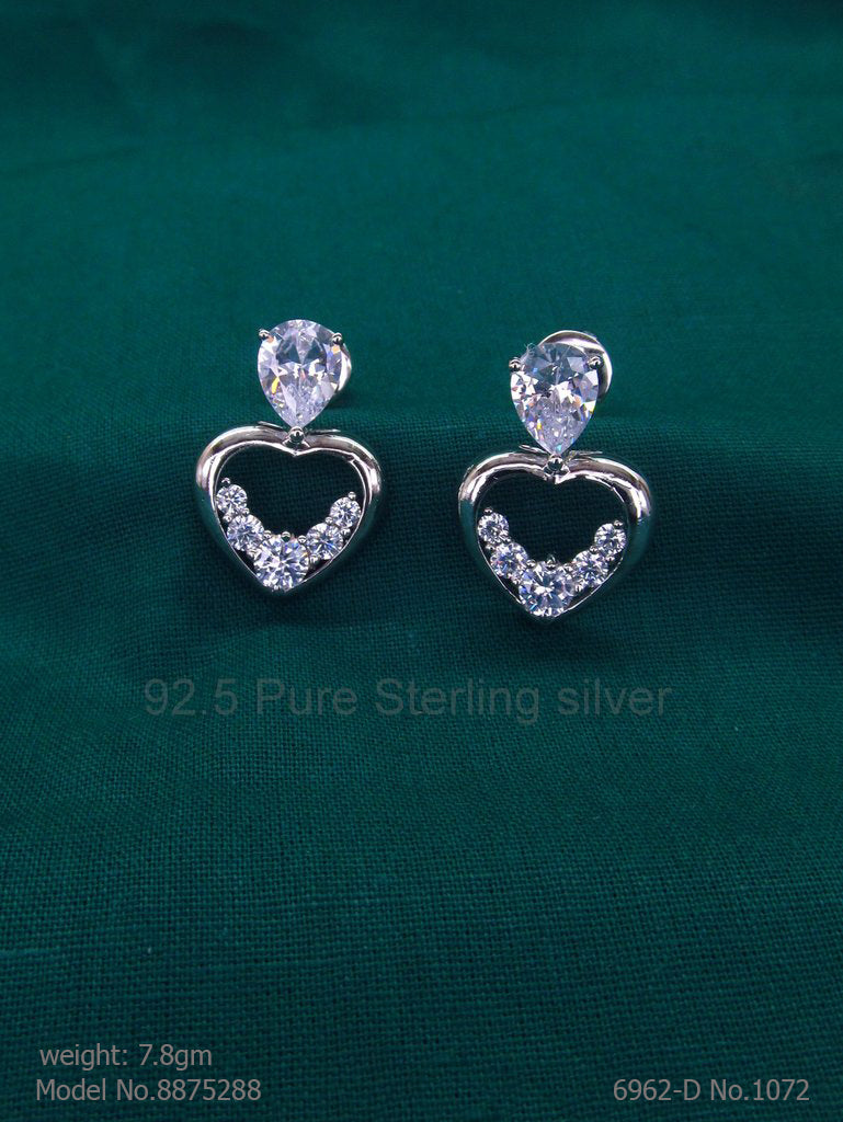 925 Sterling Silver Earrings - Style 1 - Amaara World