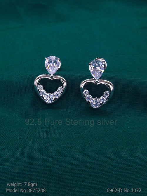 925 Sterling Silver Earrings - Style 1 - Amaara World