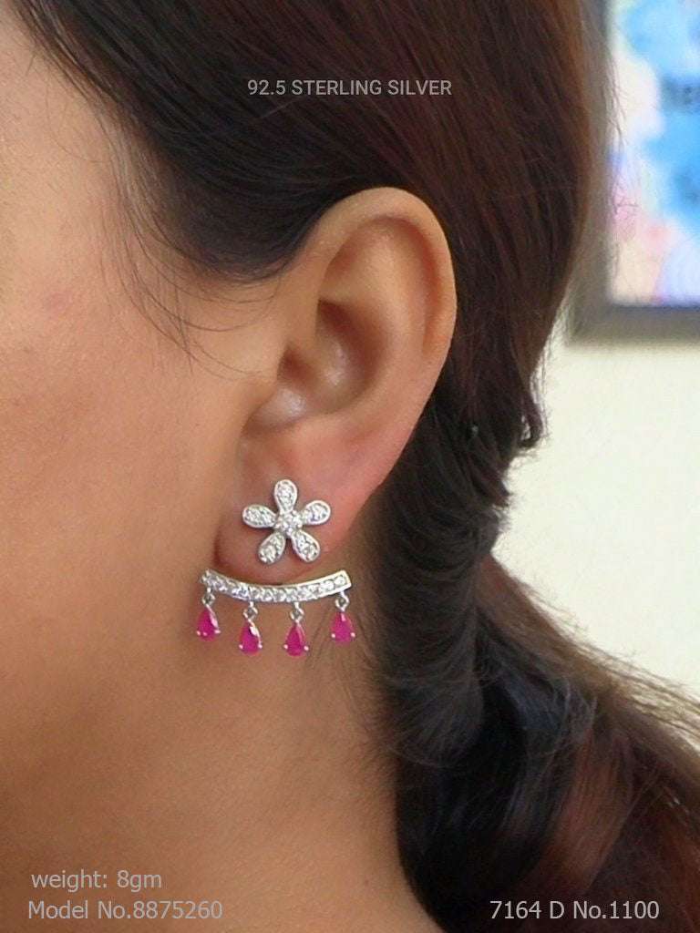 925 Sterling Silver Earrings - Style 2 - Amaara World