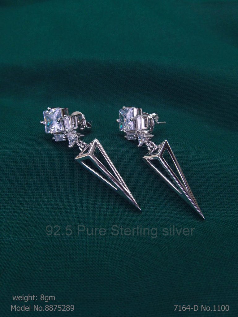 925 Sterling Silver Earrings - Amaara World USA - SKU 8875289