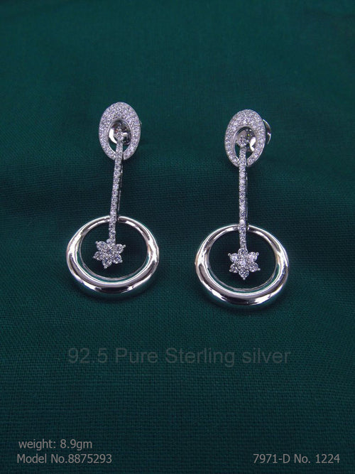925 Sterling Silver Earrings - Amaara World USA - SKU 8875293