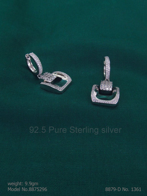 925 Sterling Silver Earrings - Amaara World USA - SKU 8875296