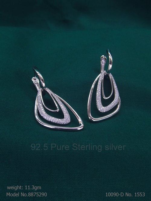 925 Sterling Silver Earrings - Amaara World USA - SKU 8875290