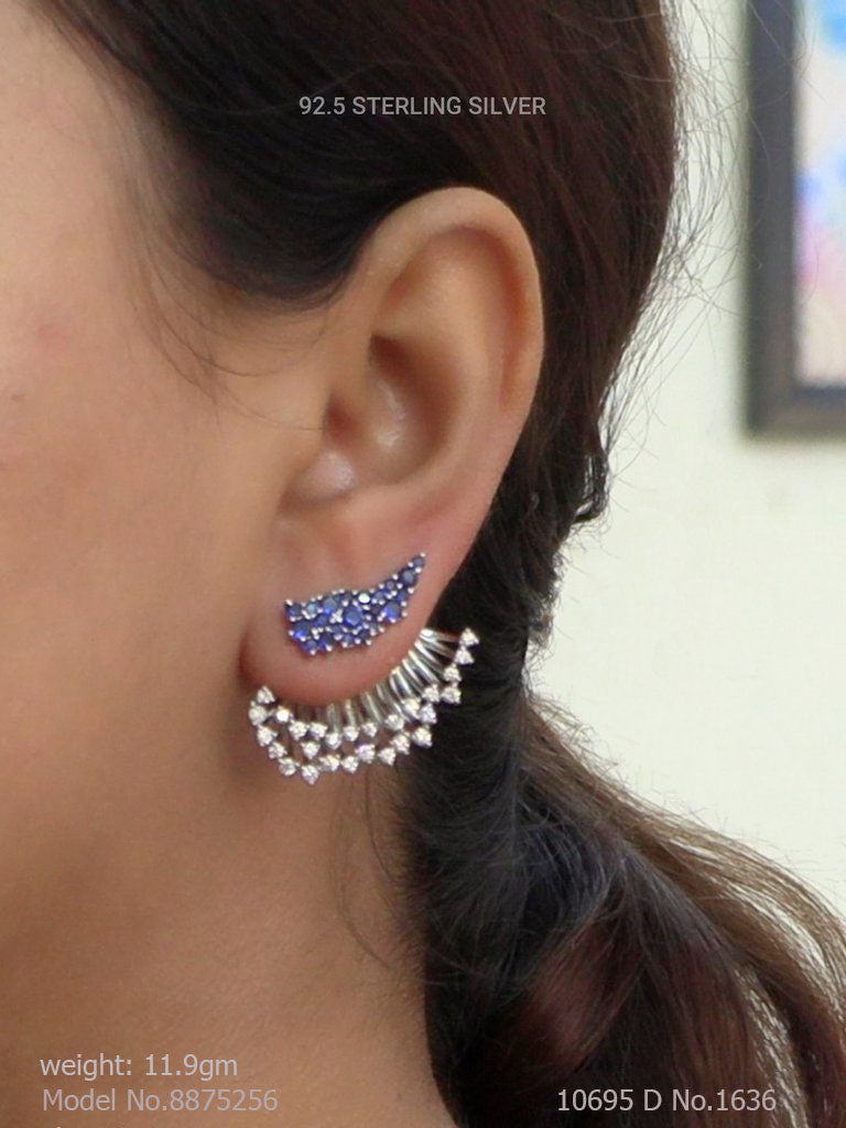 925 Sterling Silver Earrings - Style 1 - Amaara World
