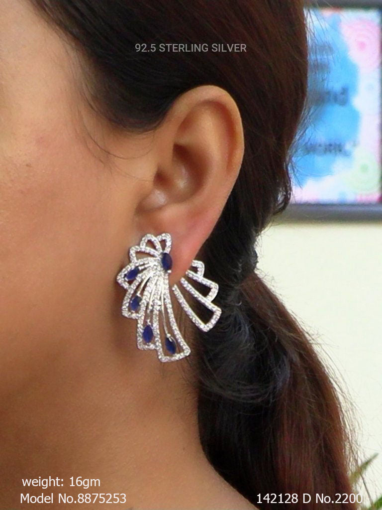 925 Sterling Silver Earrings - Style 2 - Amaara World
