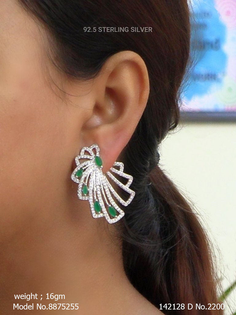 925 Sterling Silver Earrings - Style 4 - Amaara World